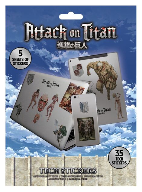 Attack On Titan (S3) Tech Stickers - TS7508