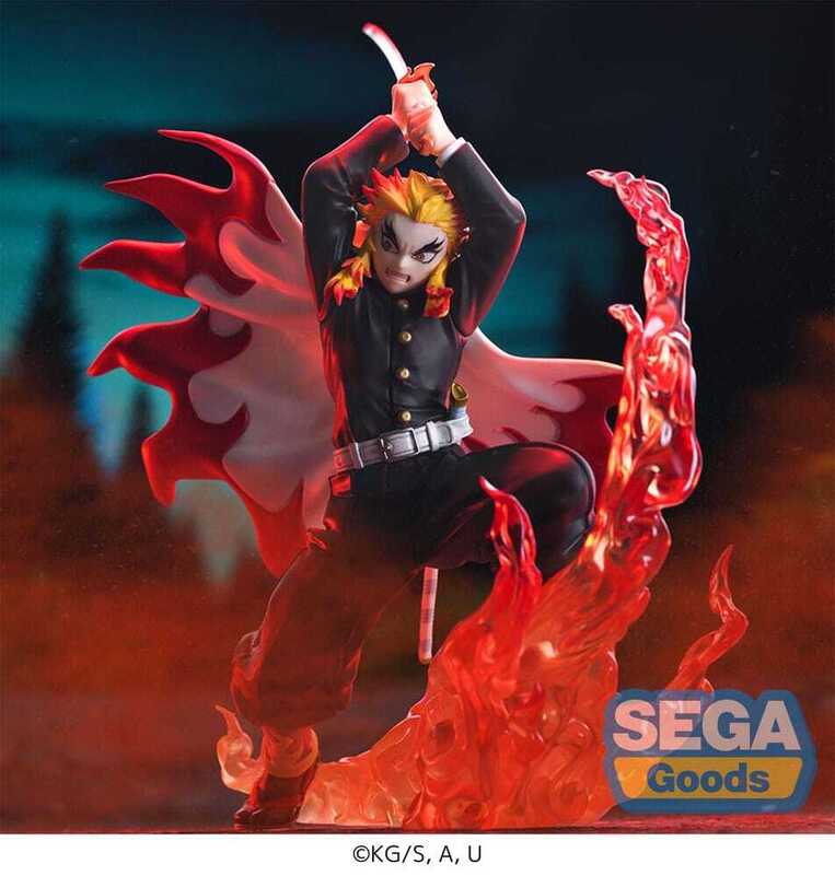 Demon Slayer: Kimetsu no Yaiba Xross Link Anime PVC Statue Kyojuro Rengoku 15 cm - SEGA46822