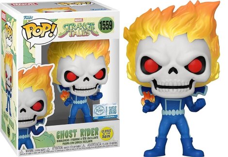 Funko POP! Marvel: Strange Tales - Ghost Rider (GITD) #1559 (Exclusive Figure)