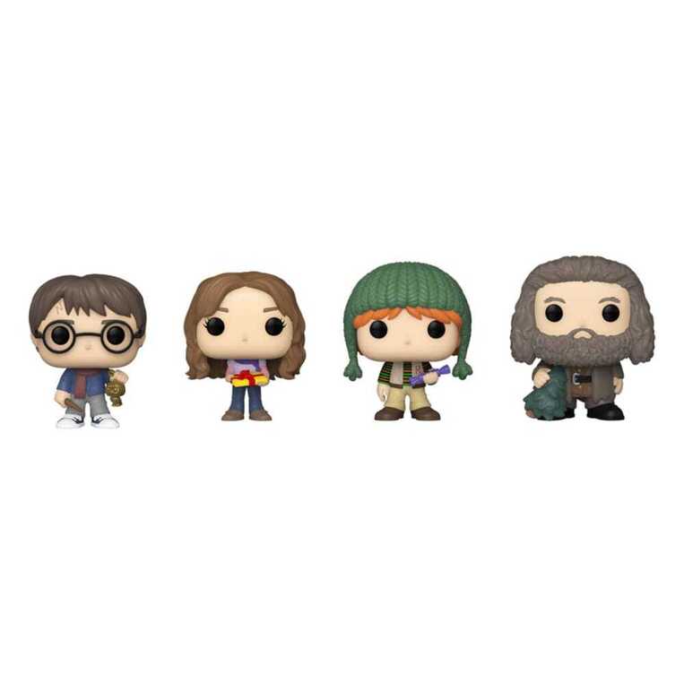 Funko Pocket POP! Harry Potter: Holiday - Christmas Tree 4-Pack Figures (Exclusive)