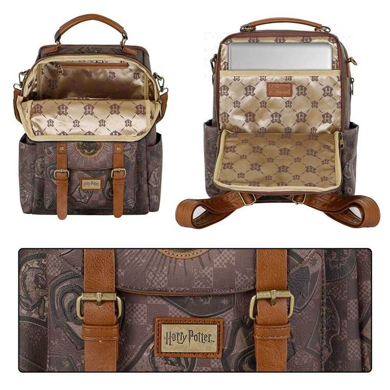 Harry Potter - Hogwarts Houses - Epic BackPack (brown) - KMN04822