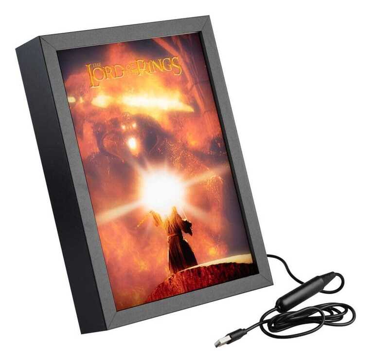The Lord of the Rings Framed LED Panel 28 x 20 cm - NAZ250705