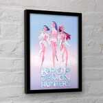 KPop Demon Hunters Collector Print Framed Poster Trio - FP2510434