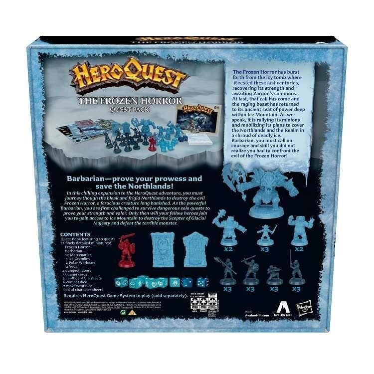 HeroQuest: The Frozen Horror Quest Pack Expansion - F5815