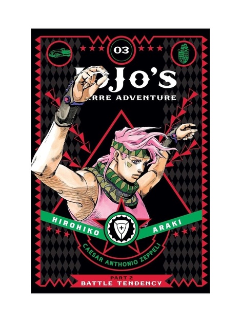 JoJo's Bizarre Adventure: Part 2--Battle Tendency, Vol. 3 (3) Hardcover