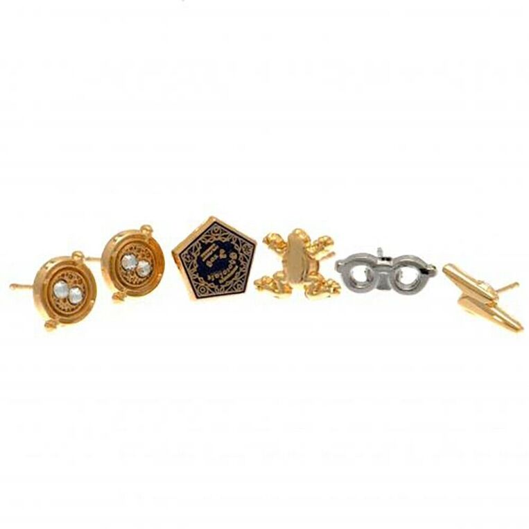 Harry Potter Gold Plated Earring Set - EWE0106