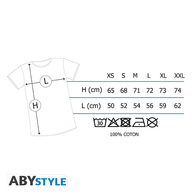 Naruto Shippuden  T-shirt "Chakra Mode" Man Ss Yellow - ABYTEX484