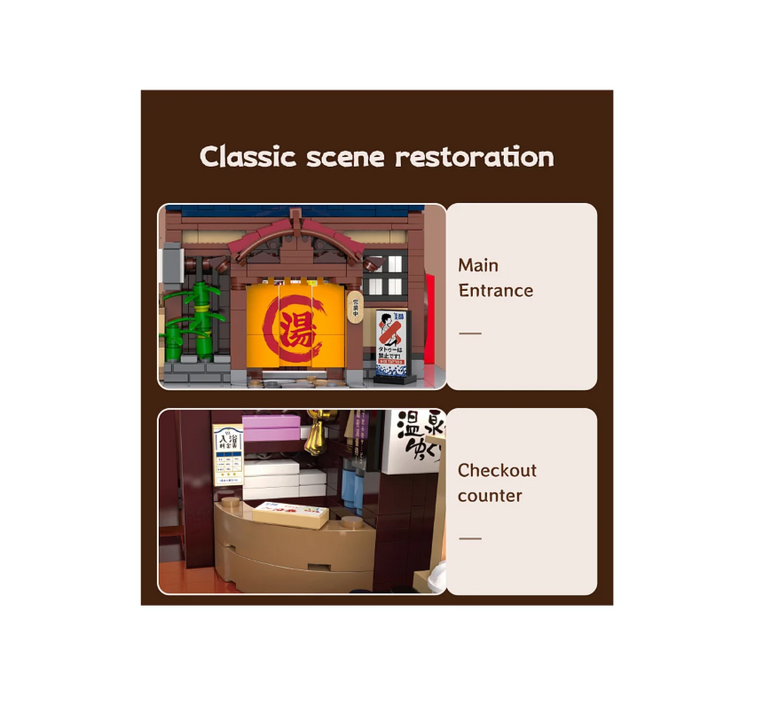CaDA Japanese Bathroom 1:30 Bricks - 402941