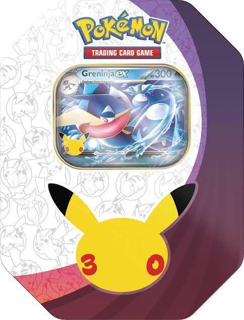 Pokémon TCG: 30th Celebration Greninja ex Tin - POK104661-1