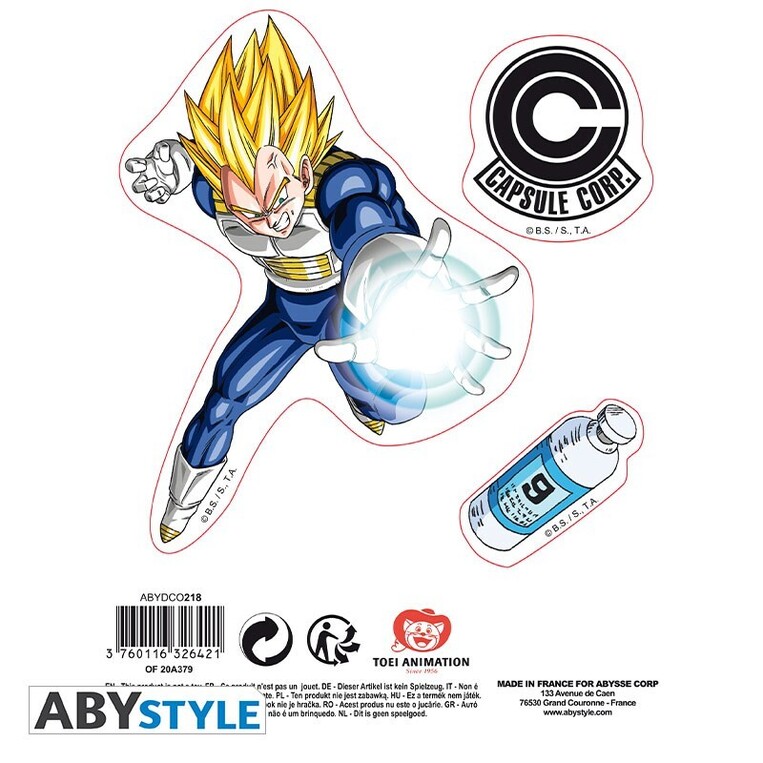 Dragon Ball Stickers 16x11cm/ 2 Sheets - ABYDCO218