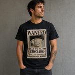 One Piece Roronoa Zoro Wanted T-shirt - 6894- M