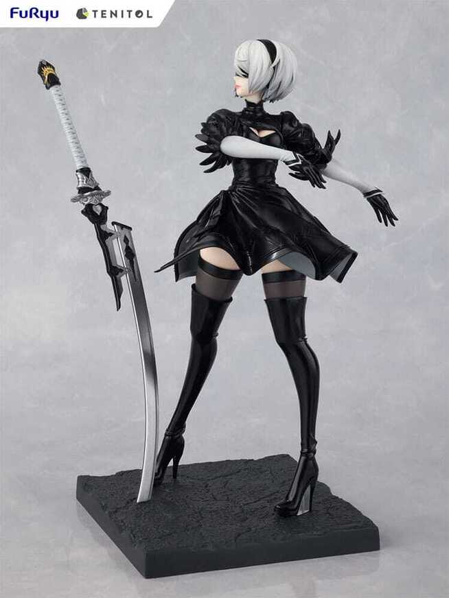NieR:Automata Tenitol PVC Statue 2B Ver1.1a 22 cm - FRYU40700