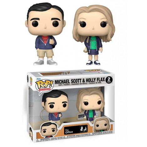 Funko POP! The Office - Michael Scott & Holly Flax 2-Pack Figure 