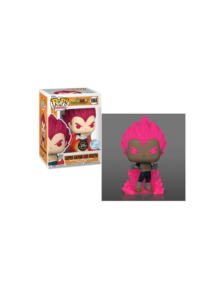 Funko POP! Dragon Ball - Super Saiyan God Vegeta #1868 (Chase Figure)