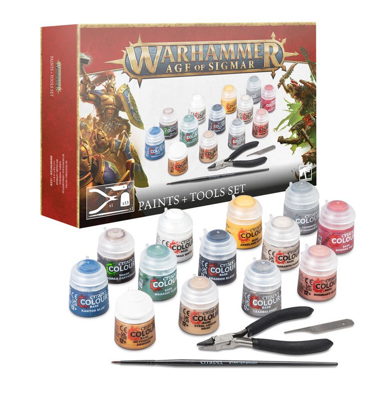 Age of Sigmar : Paints + Tools Set 80-17