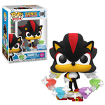 Funko Pop! Games: Sonic -Shadow with Emeralds (Flocked) (Special Edition) #1300 Vinyl Figure
