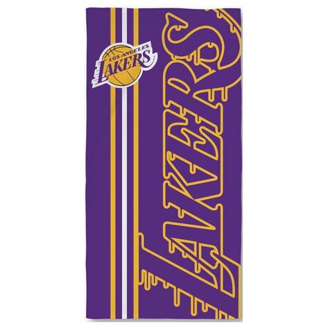 Los Angeles Lakers Cotton Beach Towel 70x140cm - NBA002