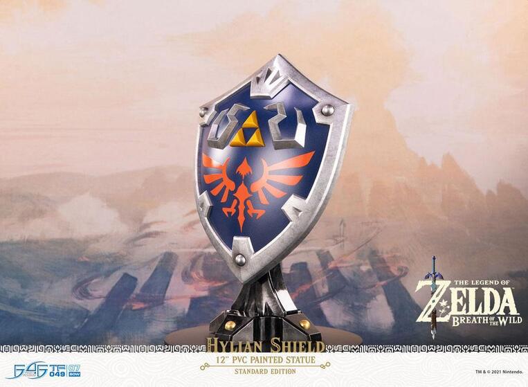 The Legend of Zelda Breath of the Wild PVC Statue Hylian Shield Standard Edition 29 cm - F4FBOTWHS