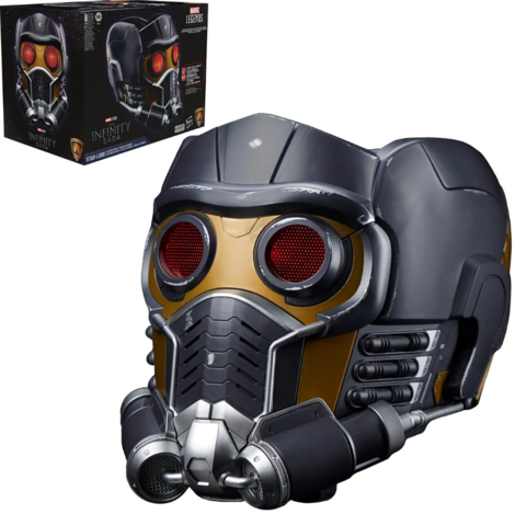 Marvel Legends Series The Infinity Saga Star-Lord Premium Roleplay Electronic Helmet - F6485