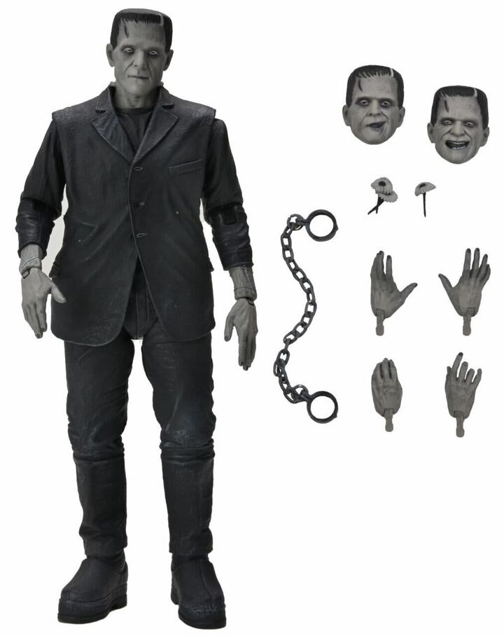 Frankenstein's Monster Action Figure [Ultimate Version, Black & White] - NECA04805