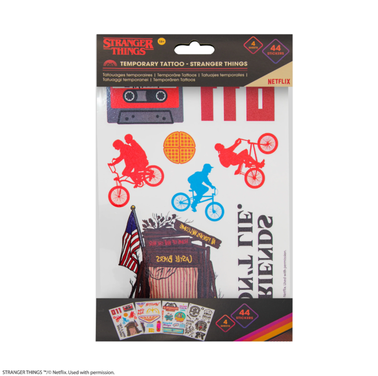 Stranger Things Temporary tattoos Hawkins - CR5280