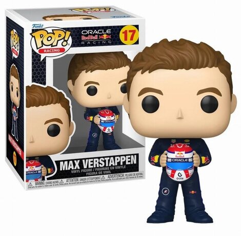 Funko Pop! Racing: Oracle Red Bull - Max Verstappen (Holding Helmet) #17 Vinyl Figure