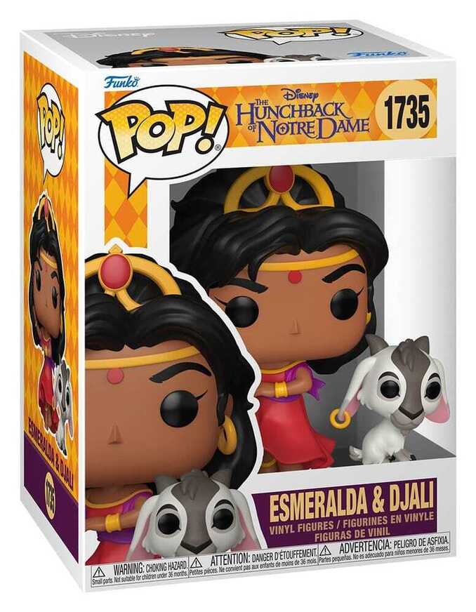 Funko Pop! Disney: The Hunchback of Notre Dame - Esmeralda & Djali #1735 Vinyl Figures