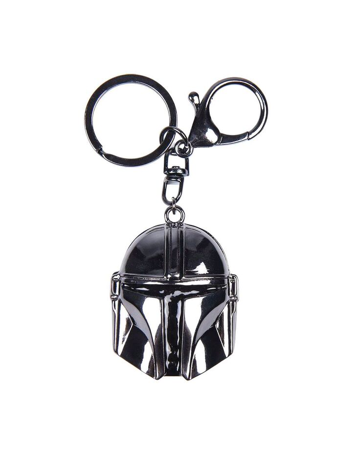 Star Wars The Mandalorian Helmet Metal 3D Keychain - 2600001212