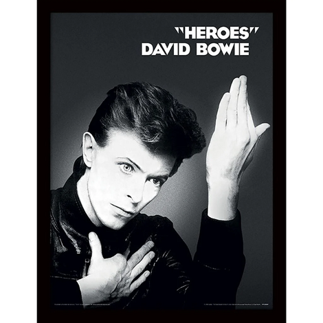 David Bowie (Heroes) Wooden Framed Print (30x40) - FP12355P
