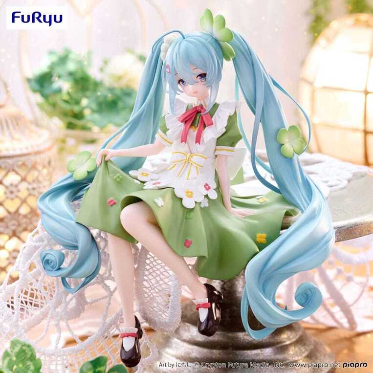 Hatsune Miku Noodle Stopper PVC Statue Flower Fairy Clover 15 cm - FRYU36712