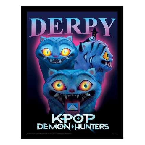 KPop Demon Hunters Collector Print Framed Poster Derpy 30 x 40 cm - FP2510428