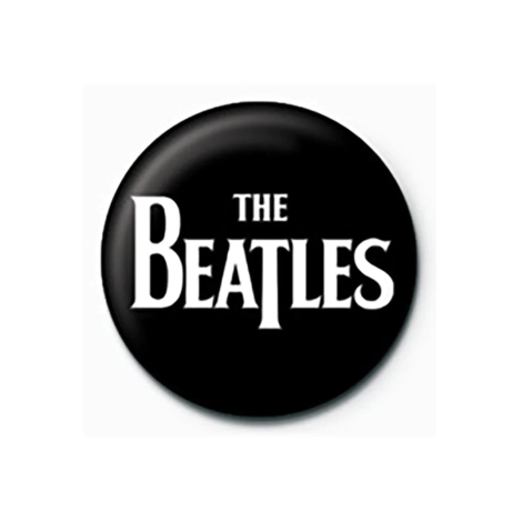 The Beatles - White Logo Pinbadge - PB3610