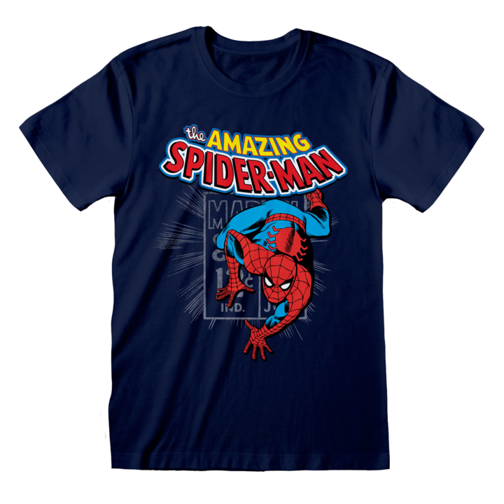 Marvel Comics Spider-Man Kids T-Shirt Navy - MAR00526TKC
