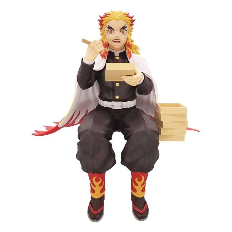 Demon Slayer: Kimetsu no Yaiba Noodle Stopper - Rengoku Kyojuro Statue Figure (14cm) - FRYU40287