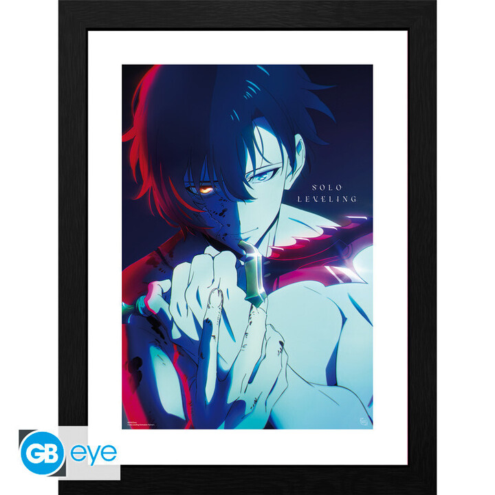 Solo Leveling Wooden Framed Print "Jinwoo" (30x40) - GBYDCO696