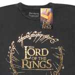 Lord Of The Rings – Gold Foil Logo Inc. Acid Wash T-Shirt) - LOR02314TSB- S