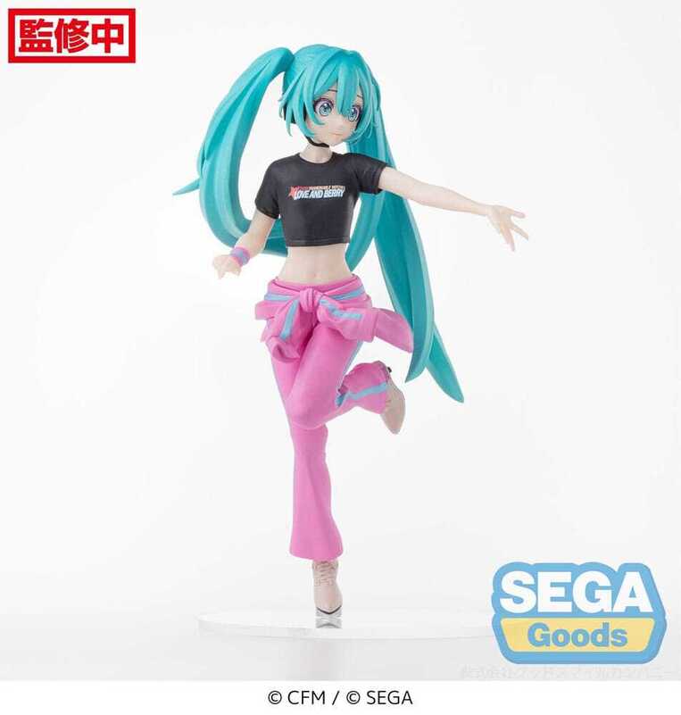 Hatsune Miku x Love and Berry Dress Up and Dance! Desktop x Decorate Collections PVC Statue Hatsune Miku Berry Costume Ver. 17 cm - SEGA44753