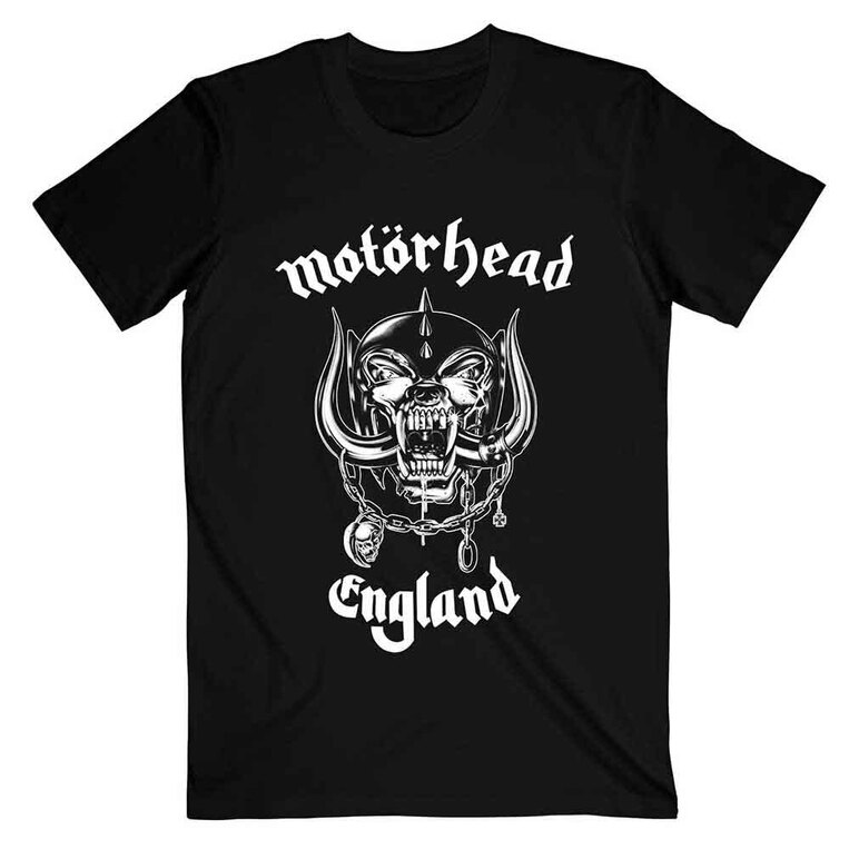 Motorhead Unisex T-Shirt: England (Black) - MHEADTEE53MB