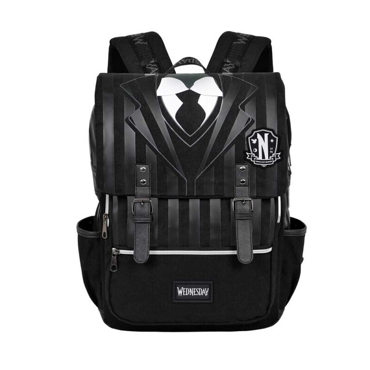 Wednesday Uniform Backpack 40cm (black) - KMN06009