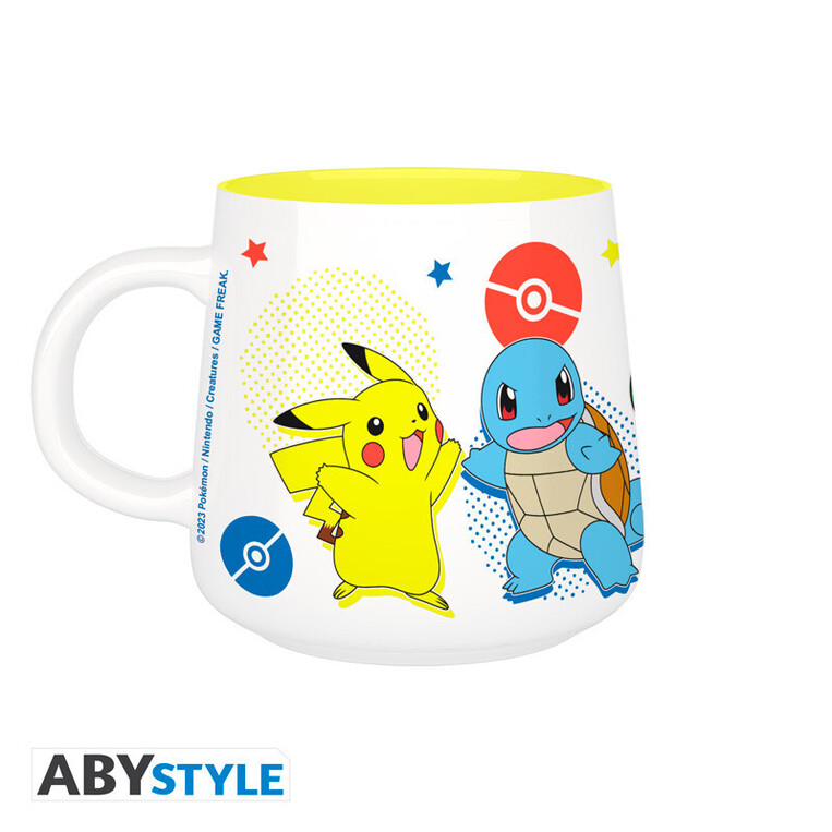 Pokemon Breakfast Set Mug + Bowl Pikachu & Kanto Starters - ABYTAB120