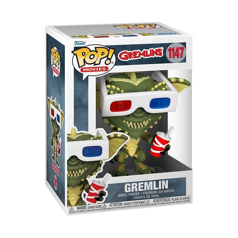 Funko POP! Movies Vinyl Figure Gremlin with 3D Glasses #1147