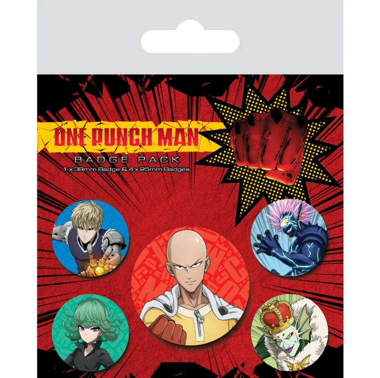 One Punch Man Pin Badge Pack - BP80812