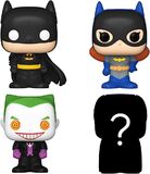 Funko Bitty POP! Heroes - The Joker, Batgirl, Batman & Chase Mystery 4-Pack Figures