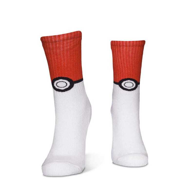 Pokemon Socks 3-Pack Pikachu Pokeball - SS850374POK