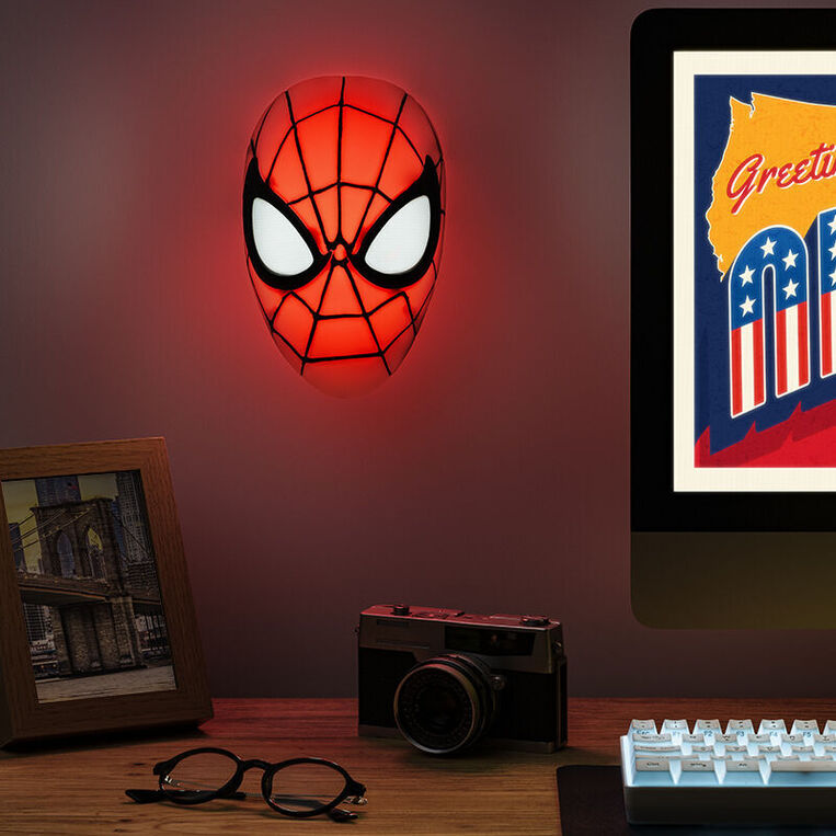 Marvel Spider-Man Mask Shaped Light 22 cm - PP11357SPM