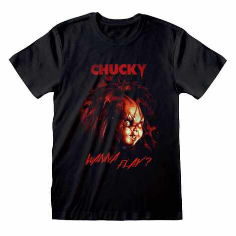 Childs Play – Wanna Play (T-Shirt) - CHK03388TSB