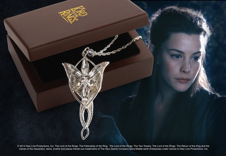The Lord Of The Rings:Arwen’s Evenstar Sterling Silver Pendant With Swarovski Crystals replica - NV2770