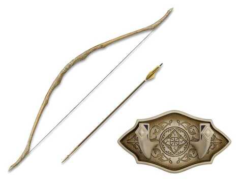 Lord of the Rings Replica 1/1 Legolas Lothlorien Bow with arrow 97 cm - UCU3108