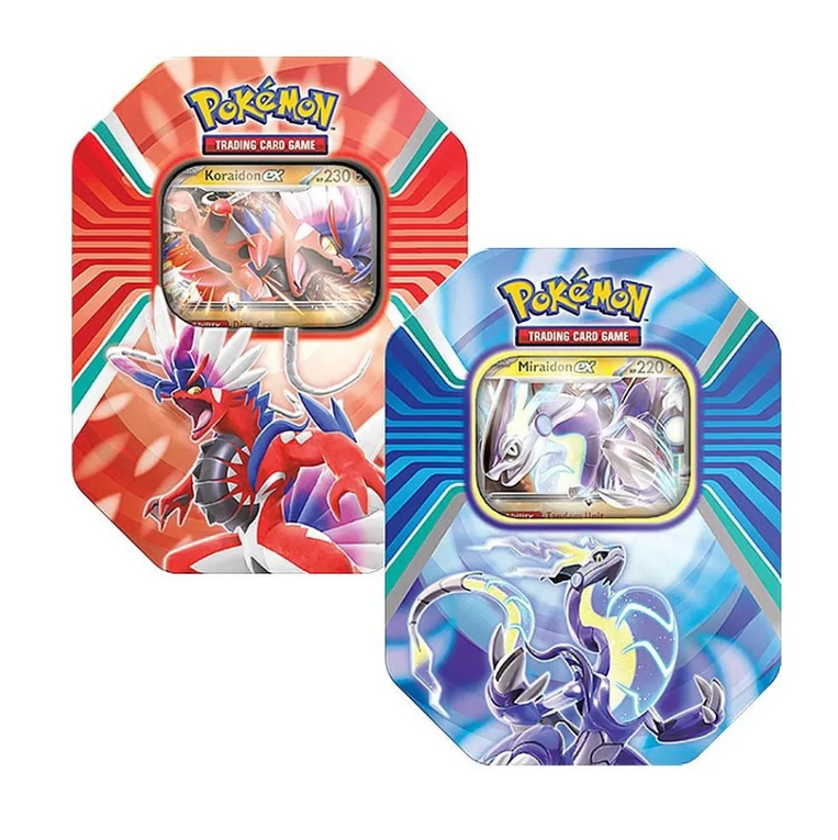 Pokémon TCG: Paldea Legends ex Tin ( Miraidon Ex Or Koraidon Ex) - POK852886