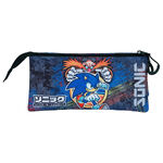 Sonic The Hedgehog Checkpoint Triple Pencil Case - KMN05425